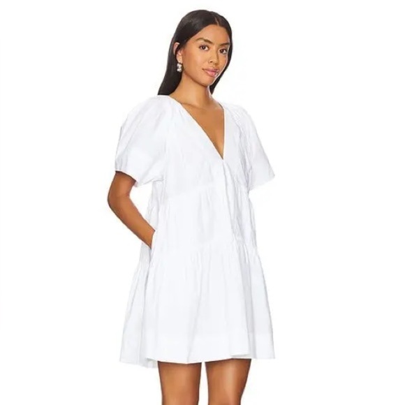 A.L.C. Easy Day Cotton Camila Dress in White Size 4 Brand New - Picture 2 of 6